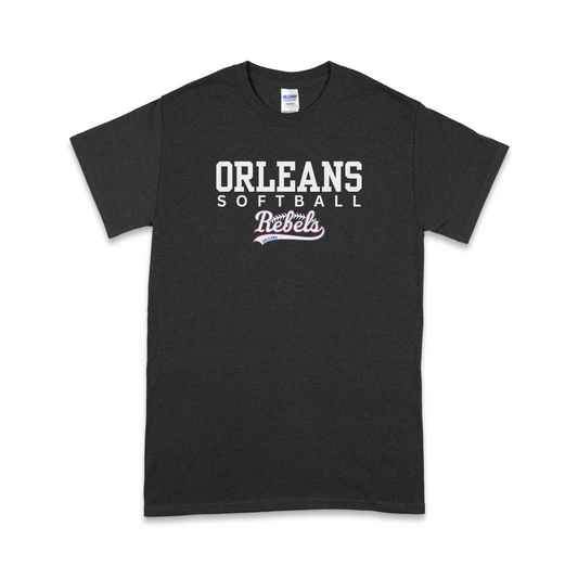 ORLEANS REBELS PREFORMANCE T-SHIRT